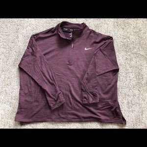 Nike Plus Dri-Fit 1/2 Zip Activewear Top